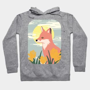 Day Fox and Flowers Hoodie